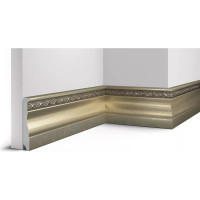 Декоративный плинтус Cosca Decor 95 матовое золото СПБ016623