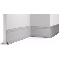Декоративный плинтус Cosca Decor 90 белый матовый СПБ048186