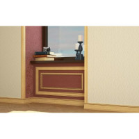 Карниз Cosca Decor 80 мм, интерьерный багет, оникс СПБ057613