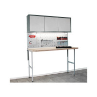 Навесная полка с перфорацией Сорокин 2 отделения 24.93