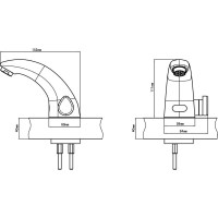 Автоматический смеситель Kopfgescheit KR5143СV-DC