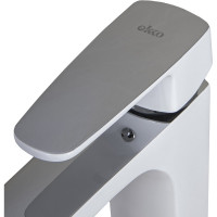 Смеситель для раковины Ekko с гайкой, белый E10301