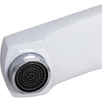 Смеситель для раковины Ekko с гайкой, белый E10301