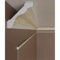 Карниз Cosca Decor 178-12 интерьерный багет, 100 мм, лен СПБ019685