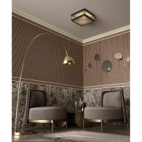 Карниз Cosca Decor 178-12 интерьерный багет, 100 мм, лен СПБ019685