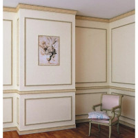 Карниз Cosca Decor 172-6 интерьерный багет, 100 мм, дуб беленый СПБ016756