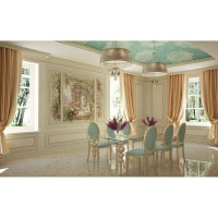 Карниз Cosca Decor 80 мм, интерьерный багет, патина СПБ023873