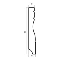 Плинтус Cosca Decor 195-11 95 мм, миндаль СПБ019675
