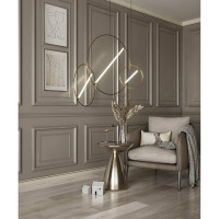 Плинтус Cosca Decor интерьерный багет, 90 мм, кварц СПБ057580