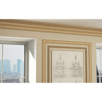 Потолочный плинтус Cosca Decor интерьерный багет, 90 мм, мрамор СПБ057596