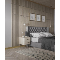 Карниз Cosca Decor 174-5 интерьерный багет, 60 мм, ясень золотистый СПБ016768