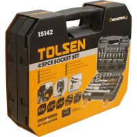 Набор инструментов TOLSEN 1/4"+1/2" 39 предметов 15142