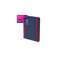 Блокнот BRAUBERG London с резинкой в клетку 96 листов, А5 145x203 мм, твердая обложка 113720