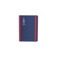 Блокнот BRAUBERG London с резинкой в клетку 96 листов, А5 145x203 мм, твердая обложка 113720