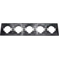 5-местная рамка GUSI ELECTRIC Bravo, цвет графит С1050-010