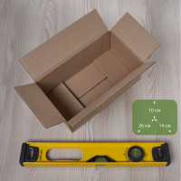 Картонная коробка PACK INNOVATION Гофрокороб 26x14x10 см, объем 3.6 л, 50 шт IP0GK00261410-50