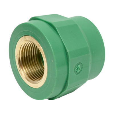 Комбинированная муфта Banninger полипропиленовая, зеленая, 40x1 ВР 7R11094911