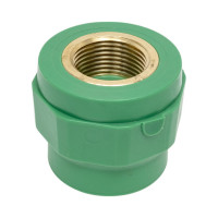 Комбинированная муфта Banninger полипропиленовая, зеленая, 40x1 ВР 7R11094911