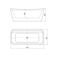 Акриловая ванна ALLEN BRAU Infinity 170x78 белый матовый 2.21002.21 00259598