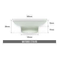 Мыльница Bath Plus стекло круглая3903/1