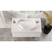Подвесная тумба Jorno Stone 100 для раковины MELANA-7050H Stn.01.100, P, W, JR