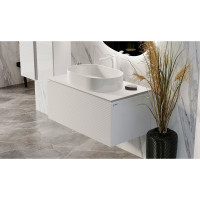 Подвесная тумба Jorno Stone 100 для раковины MELANA-7050H Stn.01.100, P, W, JR
