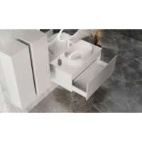 Подвесная тумба Jorno Stone 100 для раковины MELANA-7050H Stn.01.100, P, W, JR