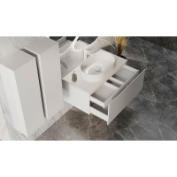 Подвесная тумба Jorno Stone 100 для раковины MELANA-7050H Stn.01.100, P, W, JR