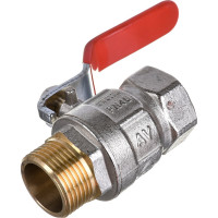 Шаровой кран AV Engineering 3/4 PN40 с внутренней-наружной резьбой, ручка AVE091034