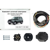 Комплект штатной электрики для фаркопа Концепт Авто LADA Niva Travel 2021 KA CW 71 101 060