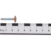 Саморез Daxmer с прессшайбой ПШС 4,2x25 сверло Орех 500 шт 00000346314