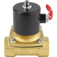 Клапан электромагнитный DN.ru VS2W-100E-NC Ду40 Ру10 двухходовой, латунь, EPDM, 220В AC D130-01252