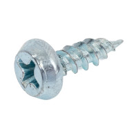 Саморез КВАДРА клоп, острый конец, 3.5x11 полуцилиндрическая головка, цинк, уп. 25 шт. 351121298120