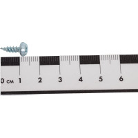 Саморез КВАДРА клоп, острый конец, 3.5x11 полуцилиндрическая головка, цинк, уп. 25 шт. 351121298120