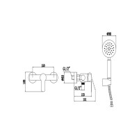 Смеситель для ванны Fmark FS8203H