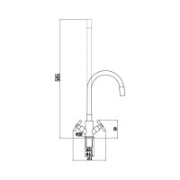 Смеситель для мойки Fmark FS8442H-01