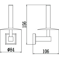 Держатель для туалетной бумаги Savol S-009552-1 24067