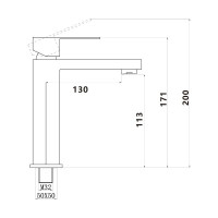 Смеситель для умывальника Savol S-SUS1003 24648