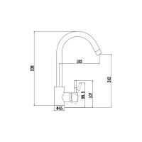 Смеситель для кухонной мойки Fmark FS8232H