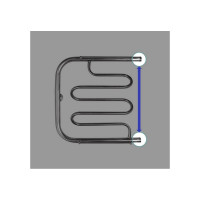 Полотенцесушитель ENERGY Mix 500х500 00000015305