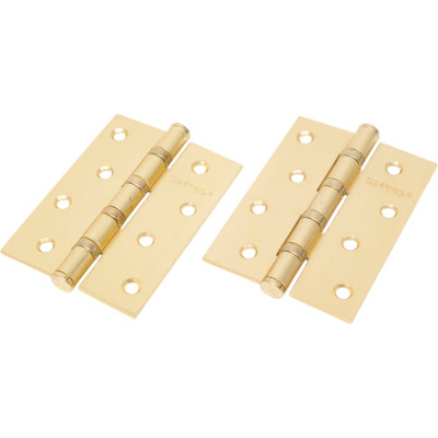 Универсальная петля FUARO SSG (4BB 100x75x2,5) сатинированное золото (2 шт) IN4400U 46349