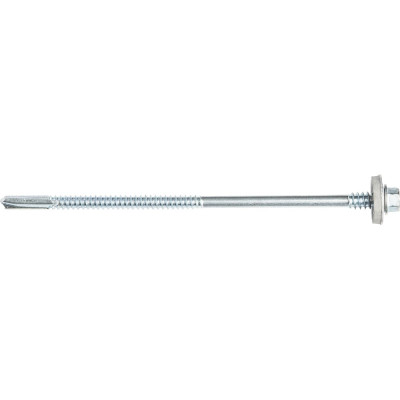 Винт самосверлящий SsWp(EPDM) 14х5.5(6.3)х140 (цинк) 1000 шт. Skreppro 4680635460200