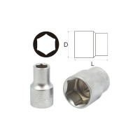 Матовая головка Aist 4.5 мм 1/4" 6-гранная без накатки 2111045A-M 00-00002680
