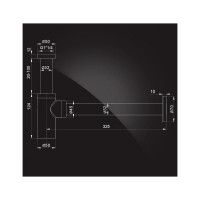 Сифон для раковины Elghansa 1-1/4, 235х350 мм, RoundLine WBT-514