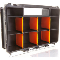 Модульный органайзер NEO Tools 6 съёмных перегородок, 27х18х6 см, modular system II 84-065