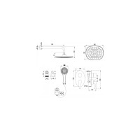 Смеситель Lemark Atlantiss для душа, встраиваемый LM3229C