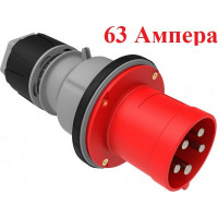 Удлинитель на катушке с колесами энаргит 220/380В, МК-7: КГ 5х4,0 (50 м, 1/63А:2/16А, IEC60309/CEE 7/4, IP44) МК7-540-50К-163-216-44