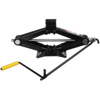 Механический ромбический домкрат ЕРМАК 2т, высота подъема 110-395мм, резиновая площадка 770-059