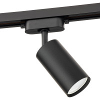Трековый поворотный светильник RITTER Artline цилиндр 55x100mm GU10 230В алюминий черный 4м2 59876 7
