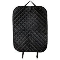 Защитная накидка на спинку сиденья REDMARK экокожа, ромб, черный/белый RM76001